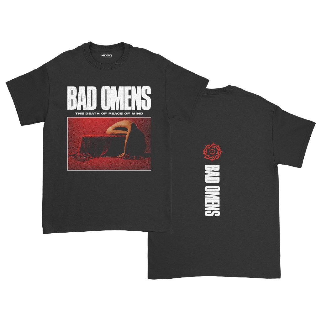 Kaos Bad Omens The Death Of Peace Of Mine Reguler Fit Band Merch