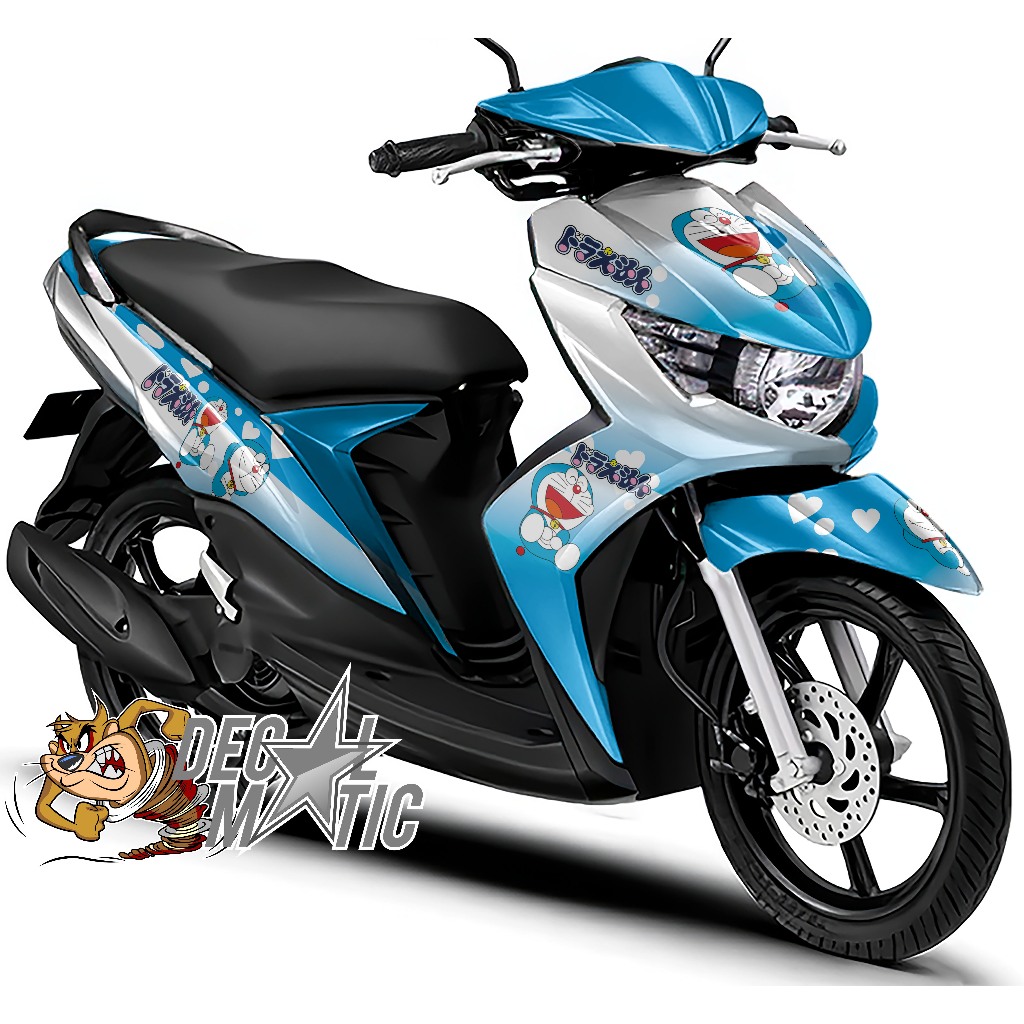 Decal Full Body Mio Soul GT 115 Ful Body Decal Soul GT 125 Full Body Striping Mio Soul Doraemon Love