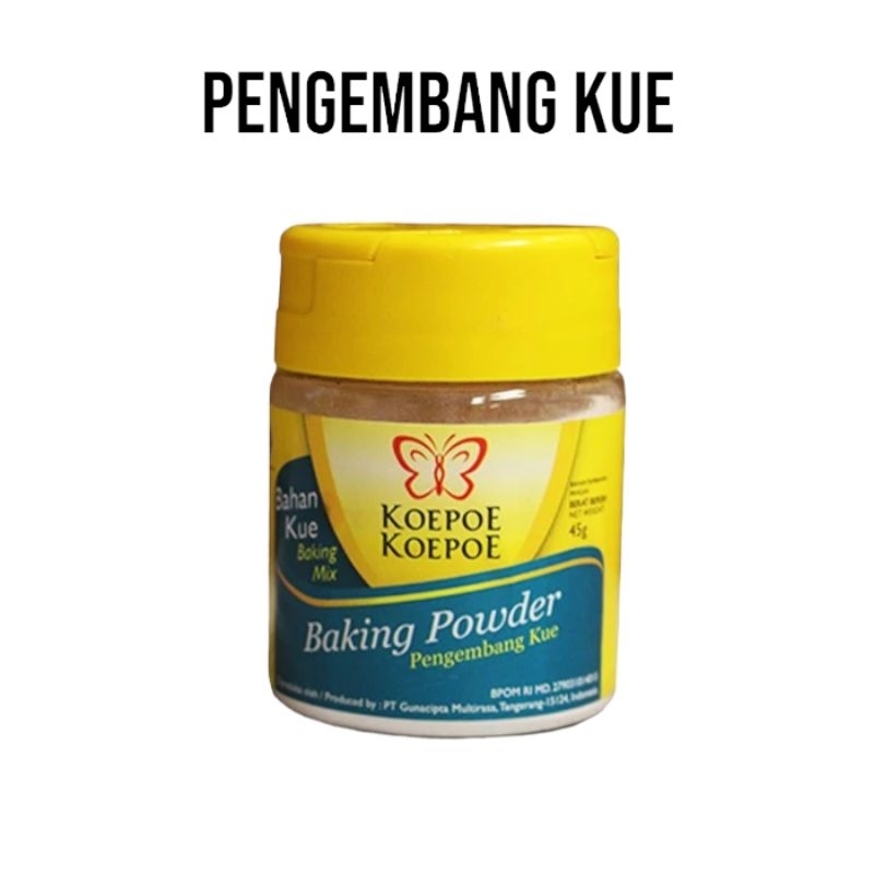 

Koepoe koepoe bahan kue baking powder 45 gr