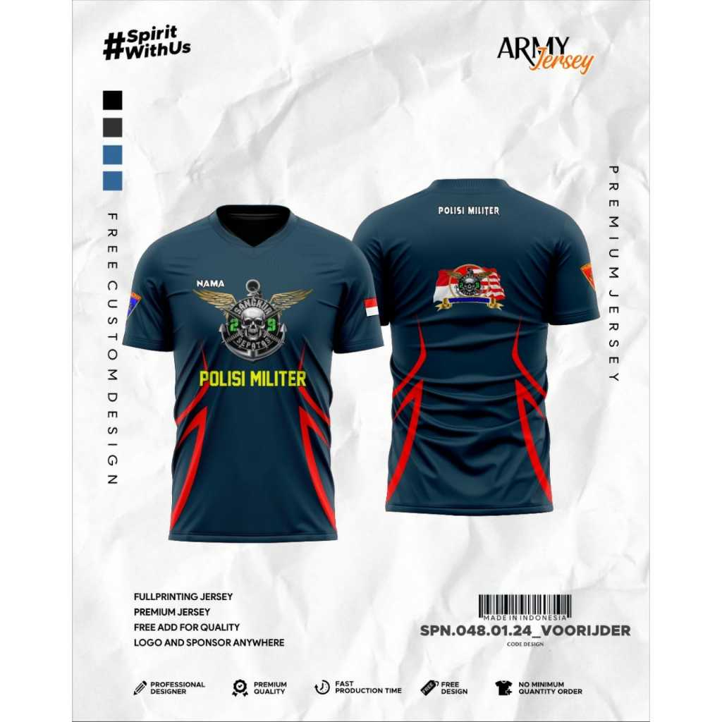 Army jersey, jersey atasan, jersey militer, jersey full printing, jersey terkini, jersey atasan, jer