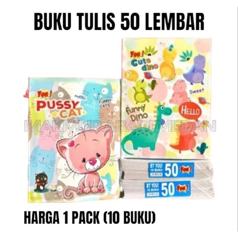 

BUKU TULIS BT YOU 50 LEMBAR‼️