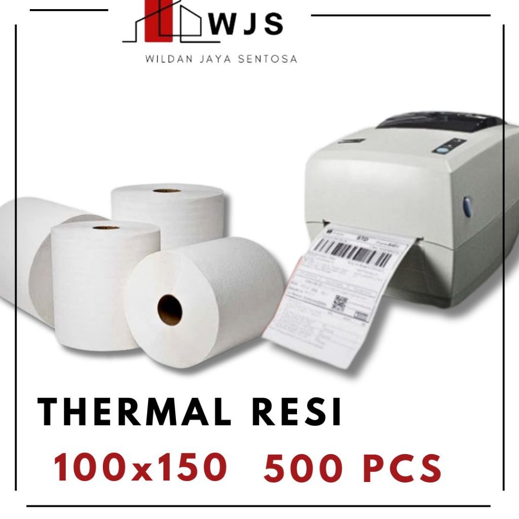 

Kertas Sticker Thermal Resi Barcode 100x150MM Label Barcode 100x150 ISI 500PCS