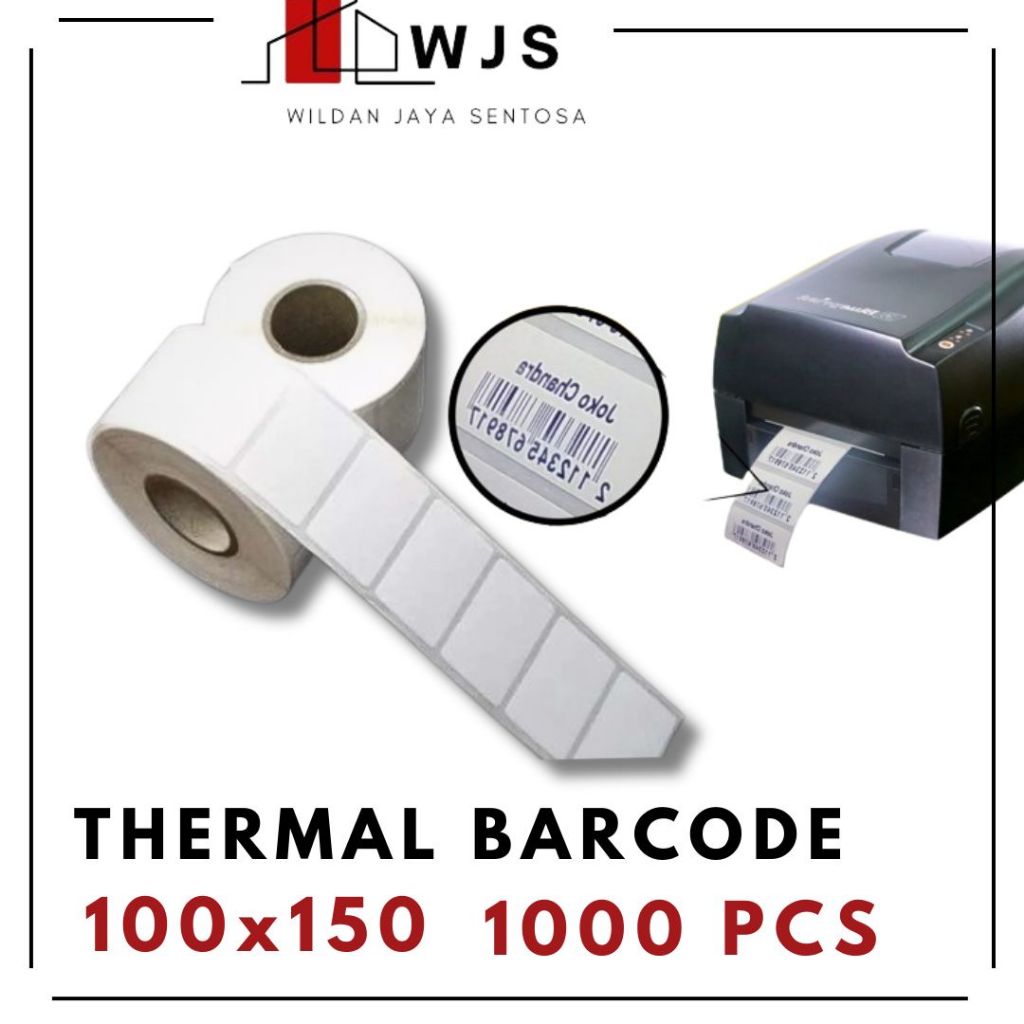 

DIRECT THERMAL STICKER 40X30 KERTAS LABEL STIKER BARCODE 1 LINE PREMIUM BERKUALITAS