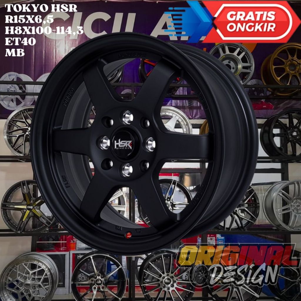 Velg Mobil Ring 15 HSR TOKYO R15 UNTUK AVANZA , GALANT , AGYA , MOBILIO
