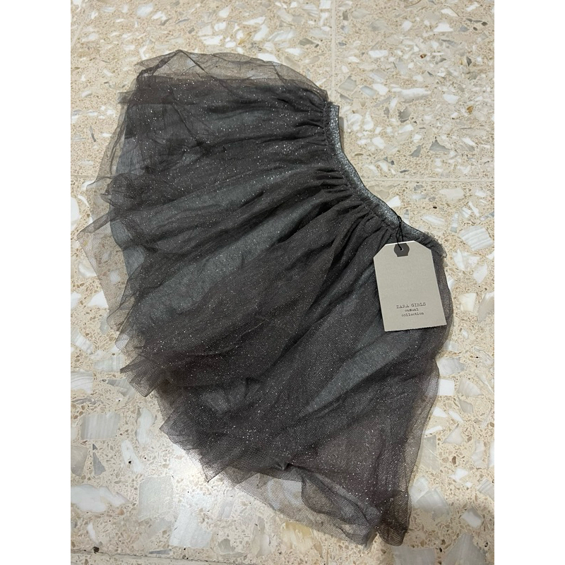 Rok tutu Zara Girl size 7/8 year grey ori