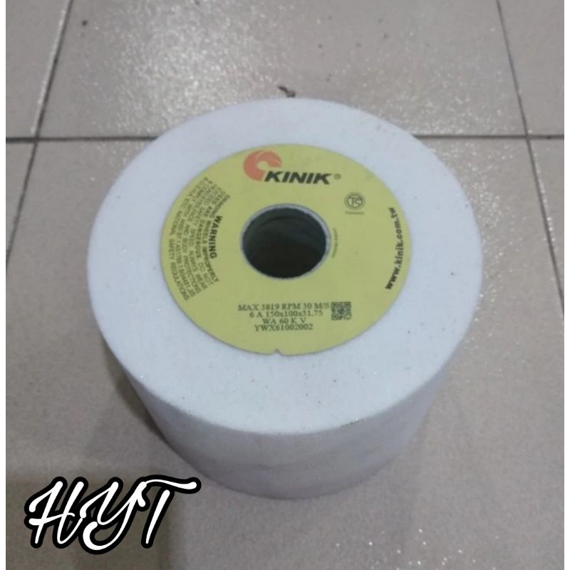 Batu Gerinda Mangkok KINIK 6 Inch 150x100x31.75 WA 60 KV