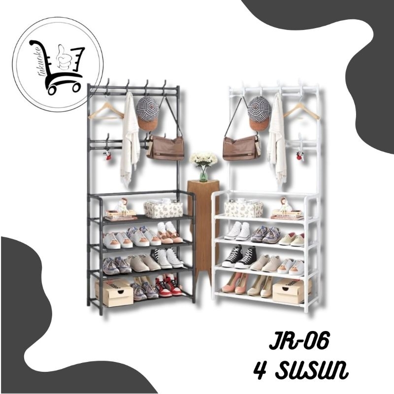 RB [Jr-06] Rak Gantungan Baju Hanger Serbaguna Rak Venus Rak Kabinet Rak Apartemen Rumah Tangga Tas