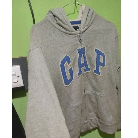 Zipper Hoodie Gap Grey