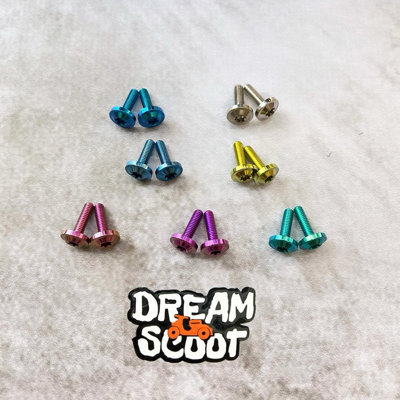 Baut Titanium Behel & Lubang Dasi Vespa matic Vespa Sprint Vespa Primavera Vespa S Vespa LX Vespa GT