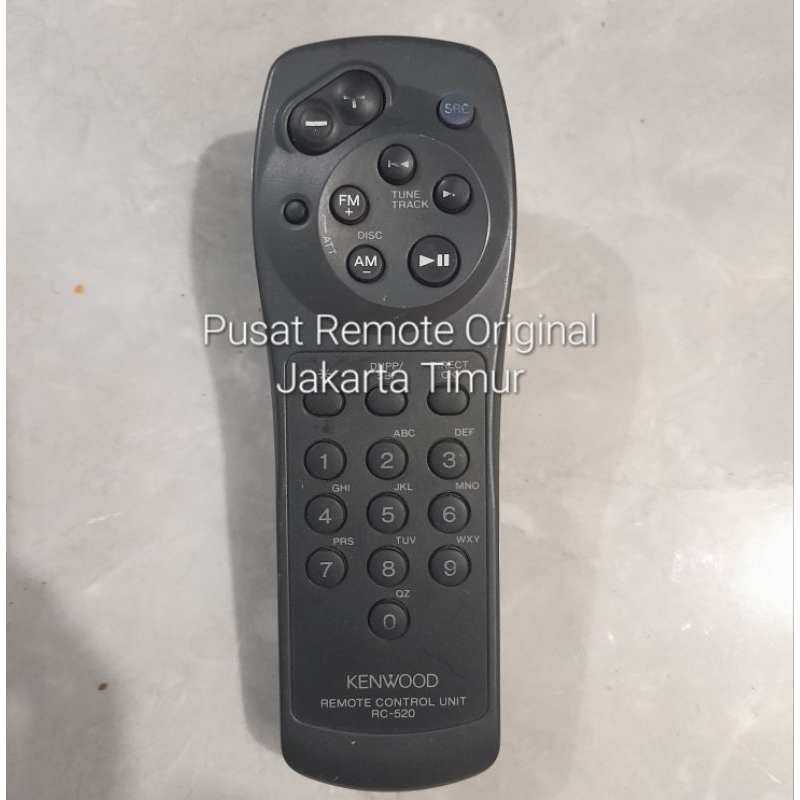 REMOTE REMOT DVD TAPE MOBIL KENWOOD RC-520 ORIGINAL ASLI