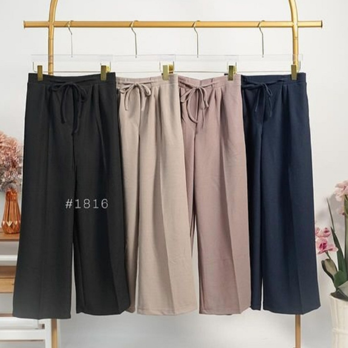 Celana Kulot Cellia 1816 / Celana Kulot Cellia Model Tali Depan / Celana Panjang Cellia 1816