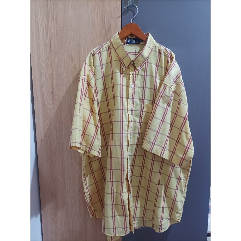 Baju kemeja pria branded Polo jumbo big size preloved