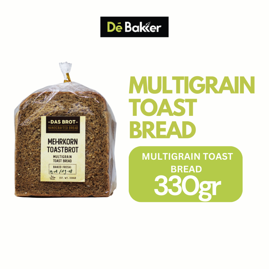 

De Bakker Bread Toast Mutigrain Roti Tawar Gurih