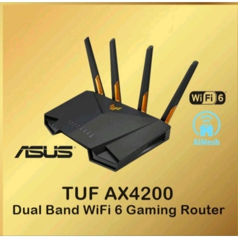 ASUS TUF Gaming AX4200 Dual Band WiFi 6 Gaming Router TUF-AX4200