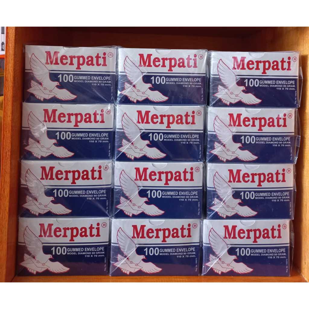 

AMPLOP MERPATI KECIL 110 X 70 mm [ Dus ]