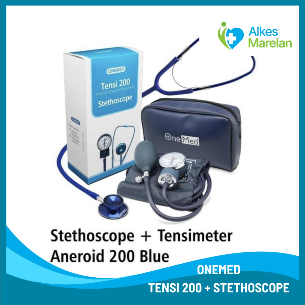 ONEMED - Paket Tensi 200 + Stethoscope / Aneroid + Stetoskop