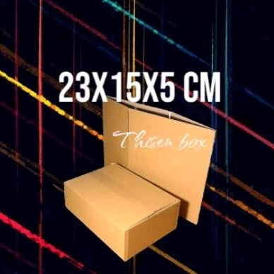 

Kardus packaging kecil 23x15x5 cm | siap pakai | die cut | multifungsi | packaging souvenir oleholeh