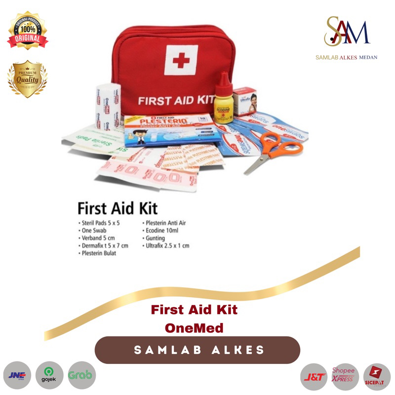 Kotak P3K Komplit Onemed Model Tas / First Aid Kit / P3K Travel