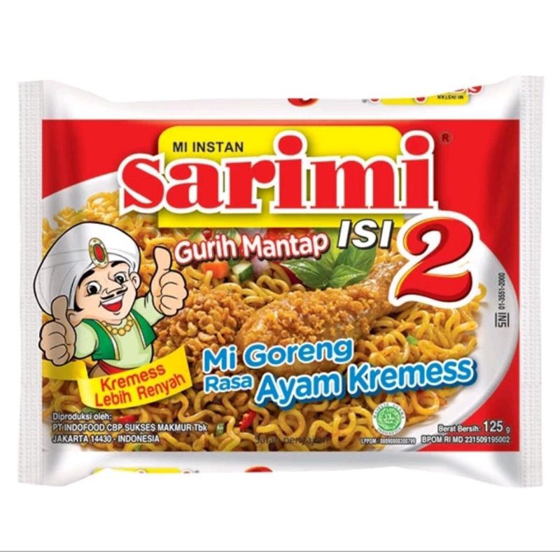 

Sarimi Isi 2 Rasa Ayam Kremes