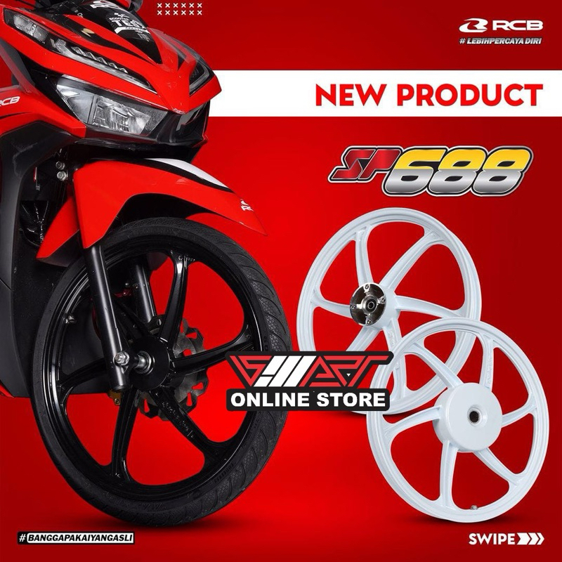 VELG RCB SP 688 140/140X17 VARIO 125 NEW PRODUCT