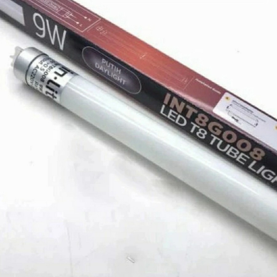 Lampu TL LED tube T8 9W inlite in lite INT8G008