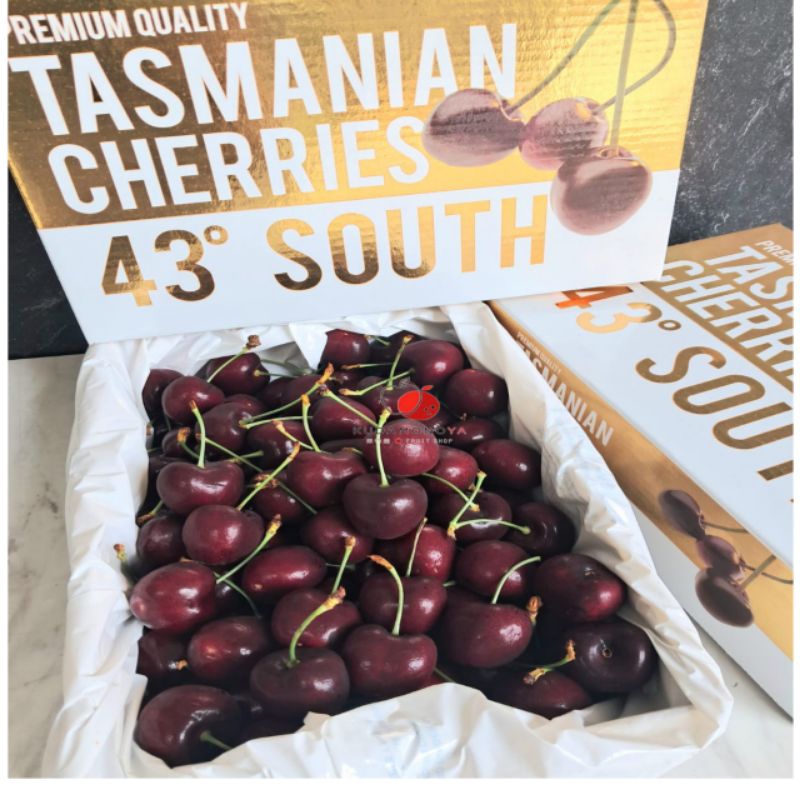 

Cherry Red Manis Tasmanian Australia Size 34-36 mm 2kg /Box