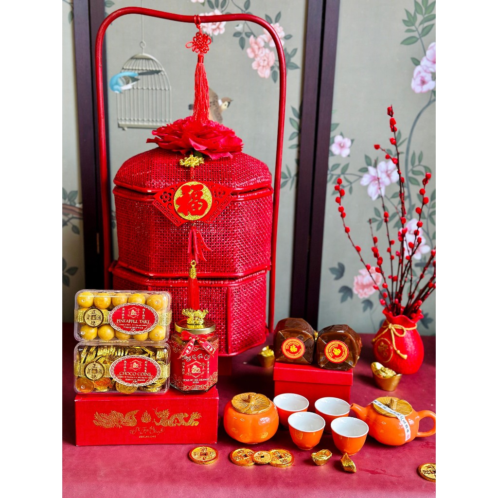 

HAMPERS IMLEK GONGXI-16 KADO HADIAH BINGKISAN CNY SINCIA KUE KERANJANG NASTAR