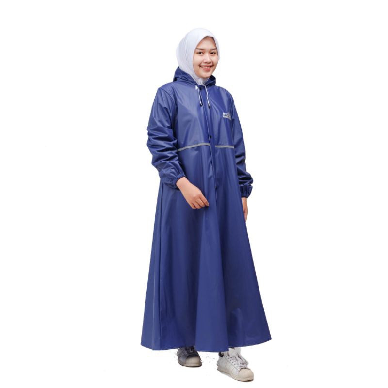 Mantel Gamis syar'i wanita muslimah , Mantel Wanita Jumbo waterproof PVC