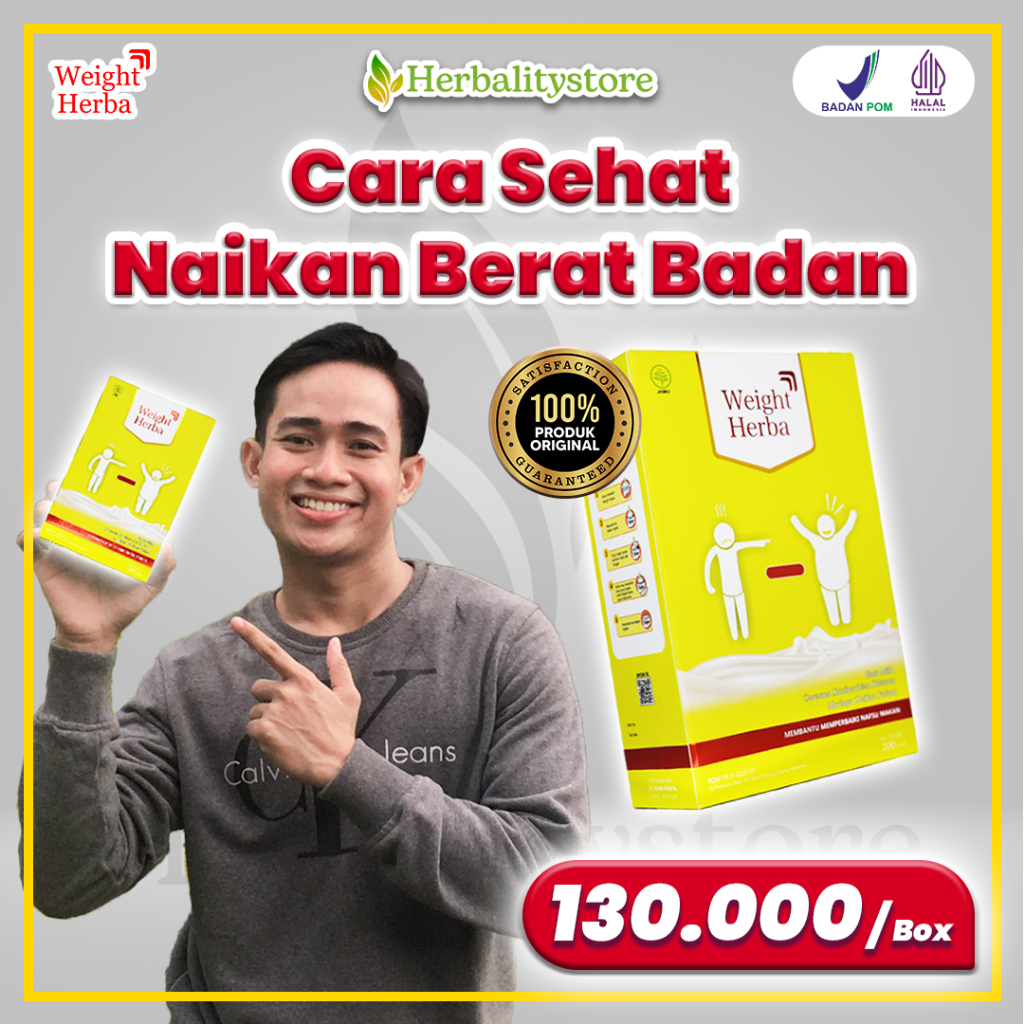 

Weight Herba Susu Penggemuk Badan Alami Efektif Menambah Berat Badan Tanpa Efek Samping 1 Box