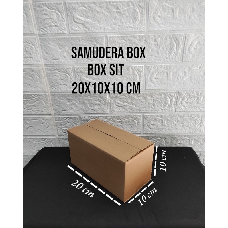 

kardus karton box uk 20x10x10 cm.ST singgle wall polos