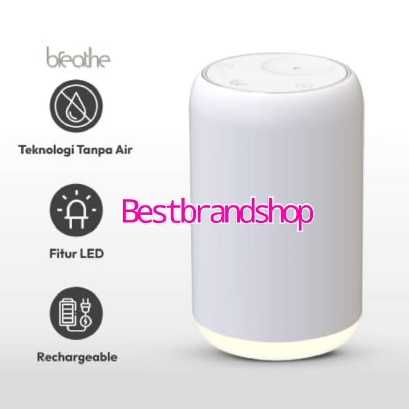 BREATHE DIFFUSER AROMATERAPI WATERLESS MOSS WATERLESS AROMA DIFFUSER
