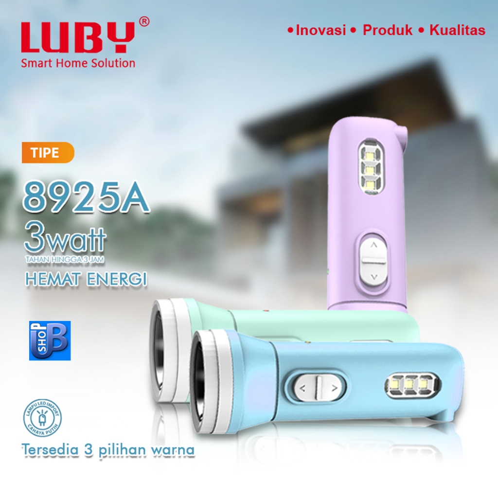 Senter charger / senter cas LUBY 8925A