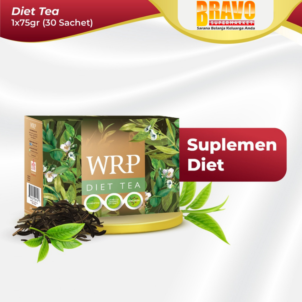 

Bravo Bojonegoro - WRP Diet Tea 10 Sachet & 30 Sachet - Teh Pelangsing