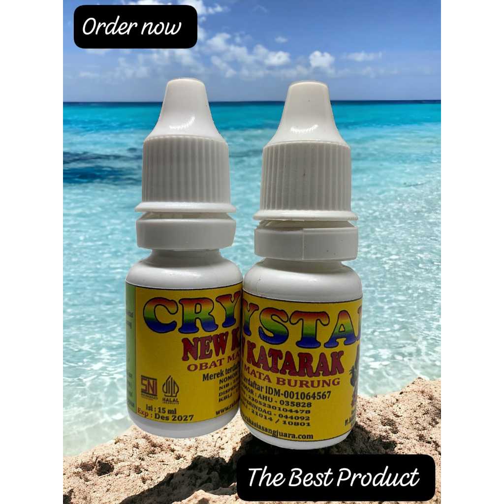 NEW KATARAK BURUNG OBAT KATARAK UNTUK BURUG  cair 15 ml cocok untuk MURAI CUCAK IJO PLECI dll
