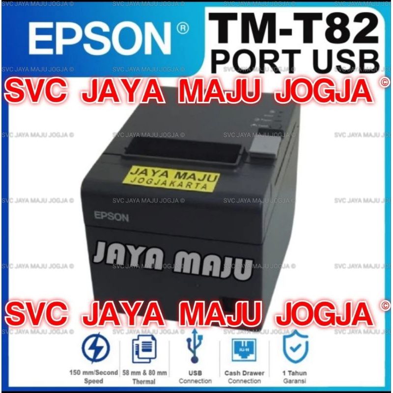 EPSON TM T82 - (501)  USB  SPEED  150 MM/S  --  (522)  USB - SPEED  250 MM/S - ADAPTOR BUILT IN  || 
