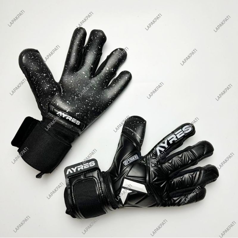 FREE SABLON NAMA SARUNG TANGAN KIPER AYRES SERIES 01 HITAM ORIGINAL