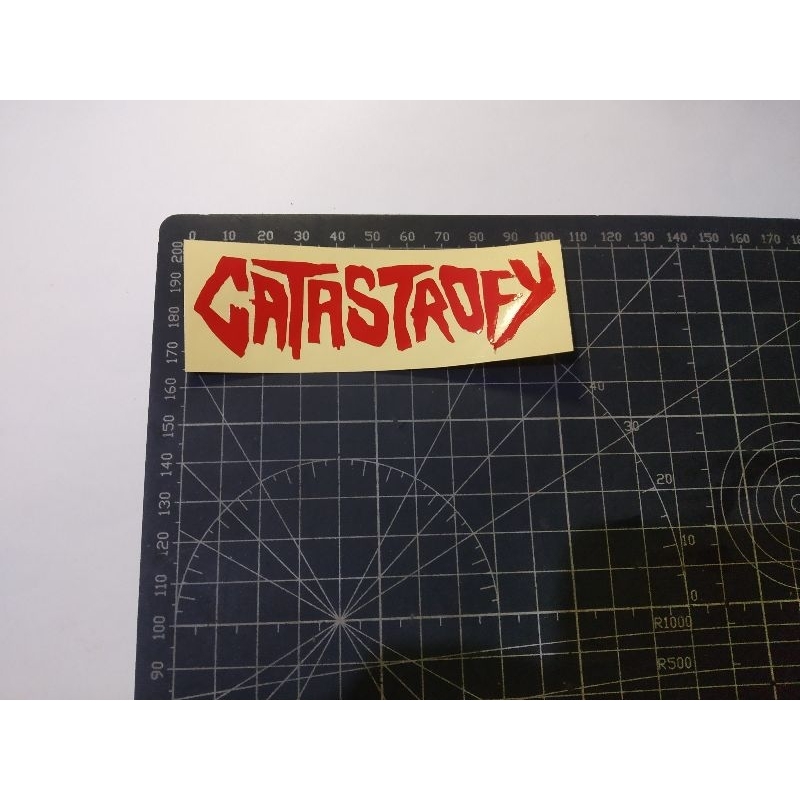 

cutting stiker catastrofy
