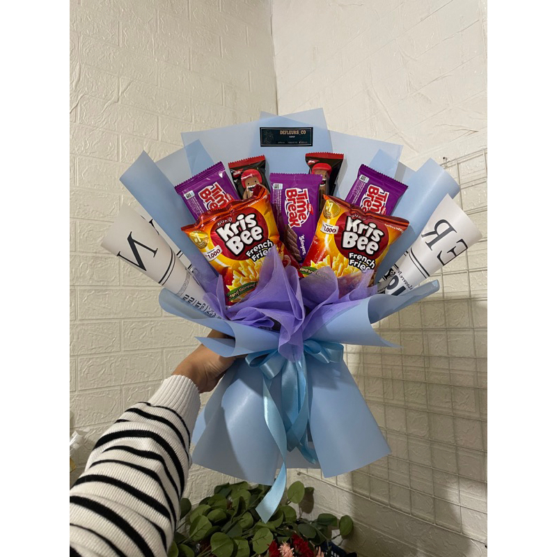 Buket Snack | Buket Jajan I Buket Wisuda I buket medan l defleurs
