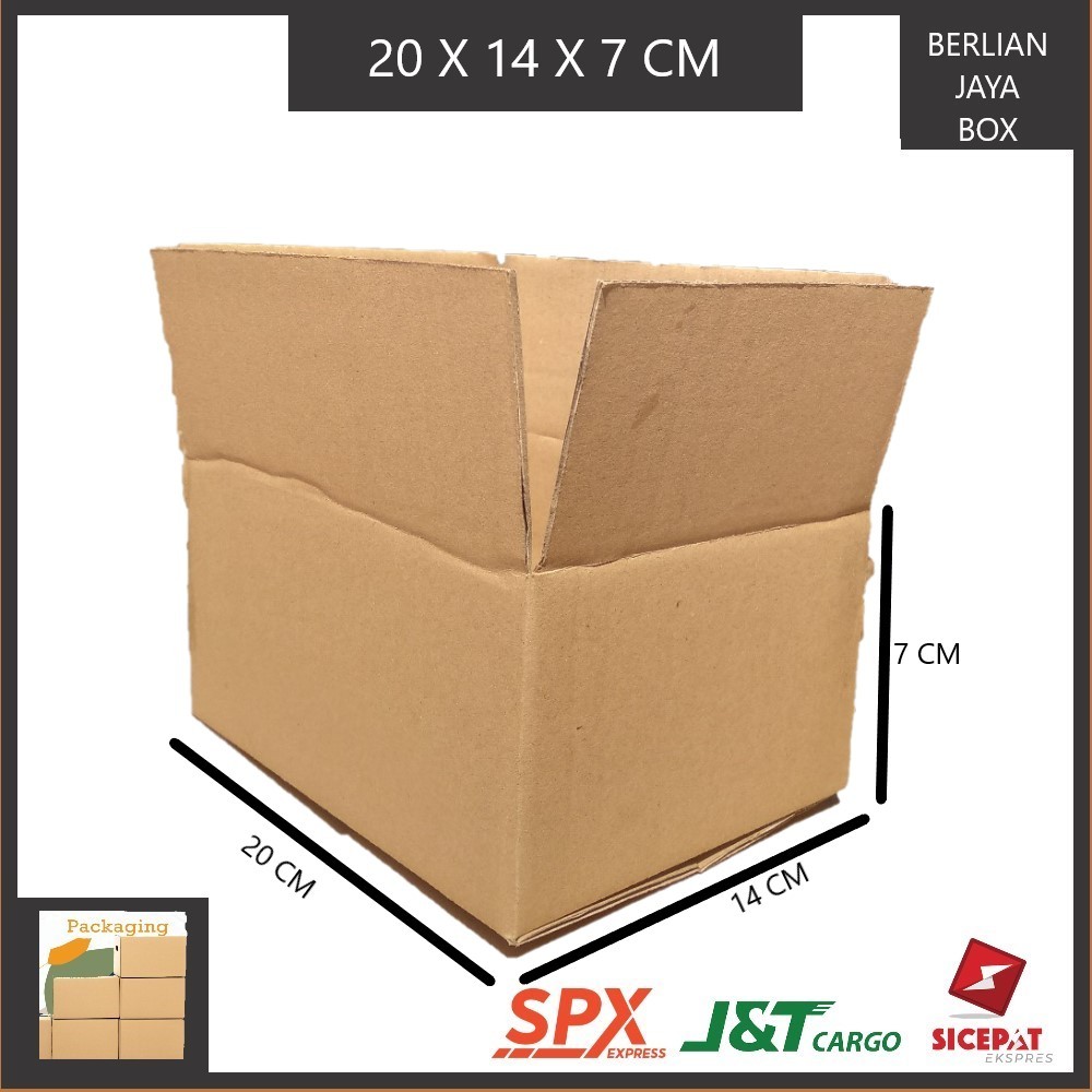 

KARDUS PACKING SINGGLE WALL UKURAN P20xL14xT7 TEBAL