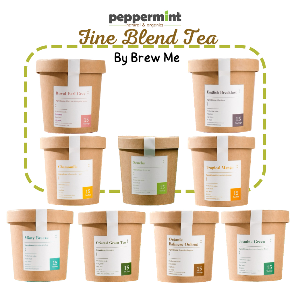 

Brew Me Tea Pot (15 Tea Bag) / Teh Bunga