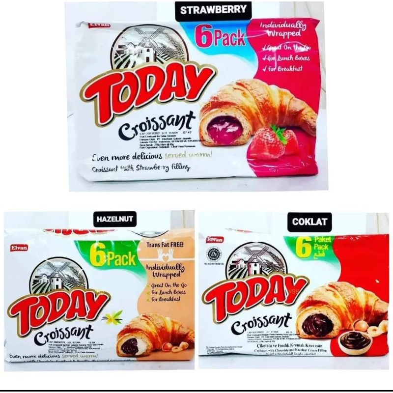 

Today Croissant 459gr (isi 6 pcs)