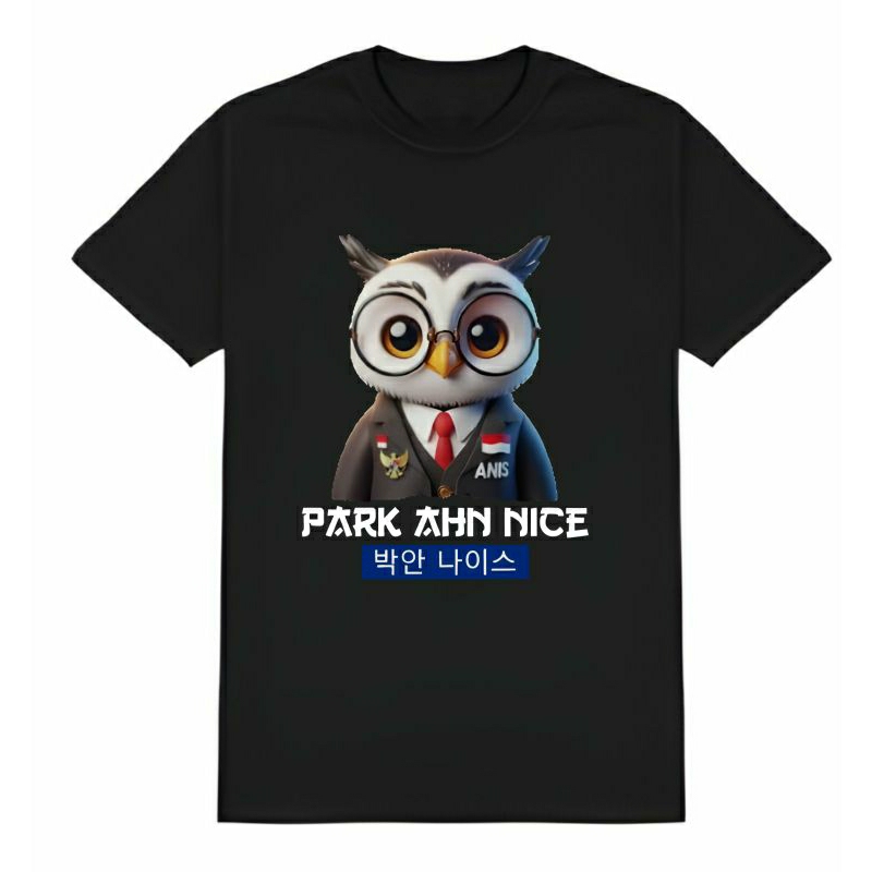 TShirt-PARK AHN NICE/SIMBOL BURUNG HANTU