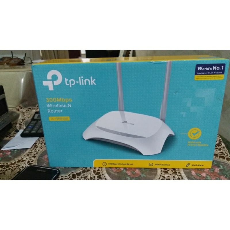 TPLINK TL WR840N Bekas Bagus