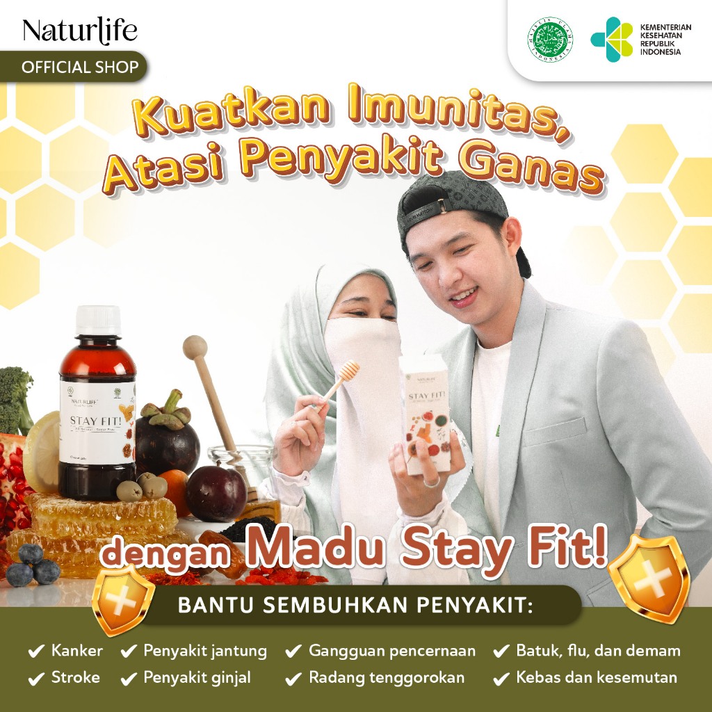 

Premium Madu Stay Fit Solusi Penyakit Kronis - Benjolan, Kanker, Tumor, Gerd, Asam Lambung, Kebas,