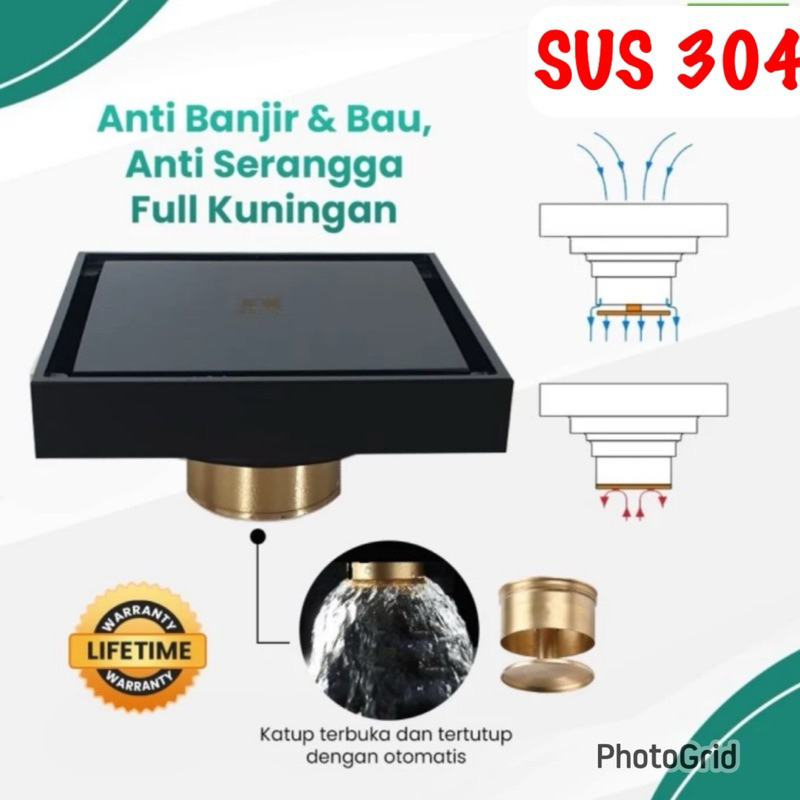 FLOOR DRAIN KAMAR MANDI MODEL TOTO/ Saringan Got Injak FLOOR DRAIN SMART floor drain kamar mandi mod