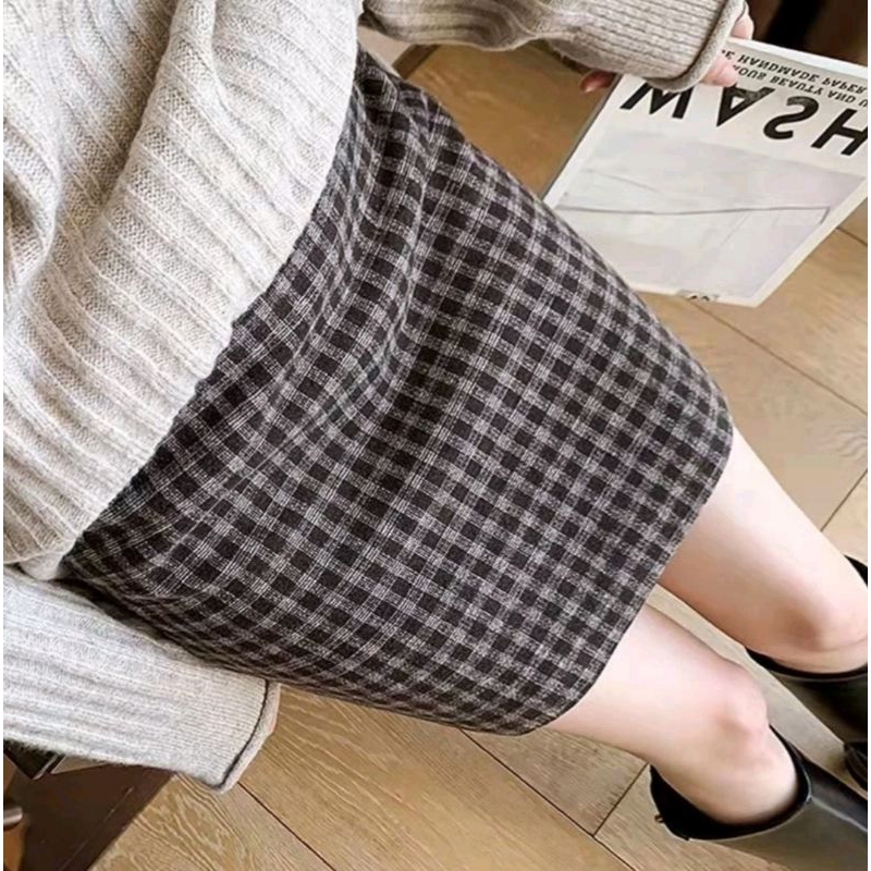 rok korean style rok mini rok pendek wanita rok korean style kotak rok tartan korea rok kotak kotak