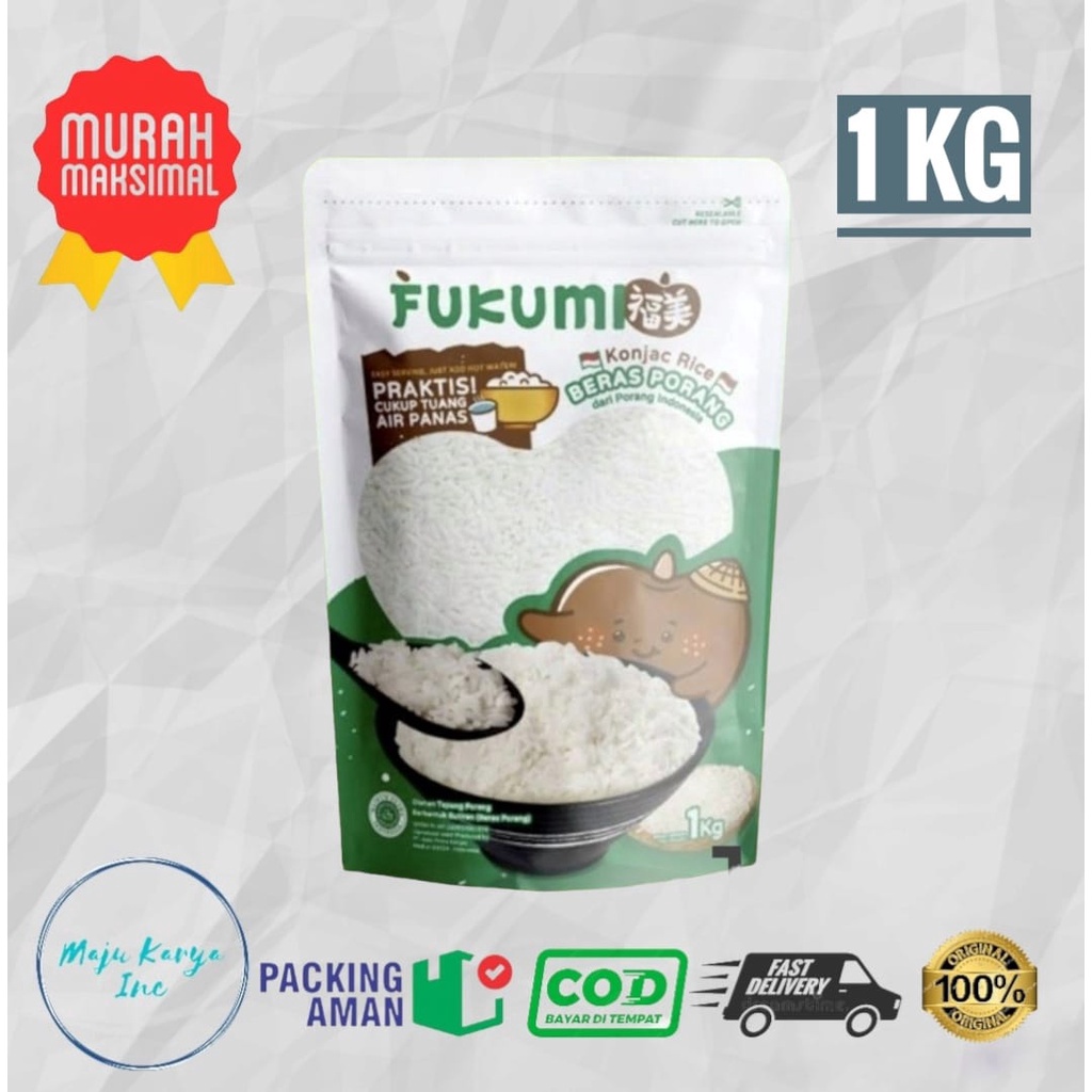 

FUKUMI BERAS PORANG POUCH 1KG serbuuu