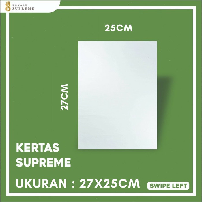 

Import Terbaik Kertas Foodgrade Laminasi Ukuran 27x25cm Kertas Supreme 64gr