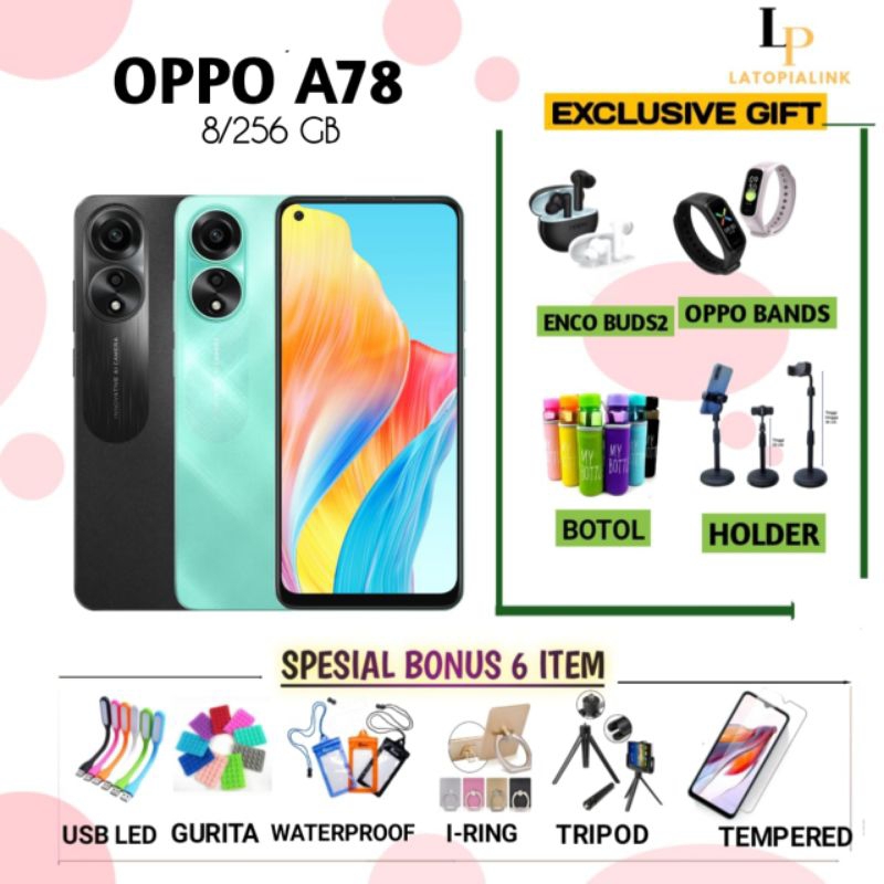 OPPO A78 4G RAM 8/256 GB NFC Support | OPPO A 78 4G