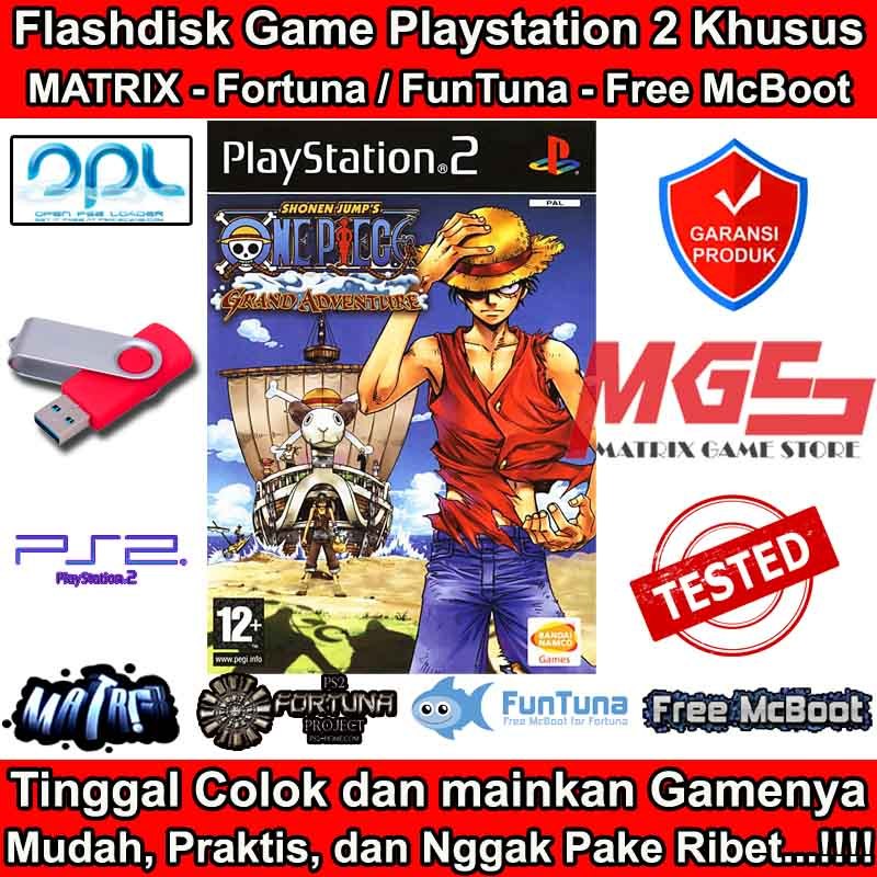 Flashdisk Game PS2 PS 2 One Piece - Grand Adventure
